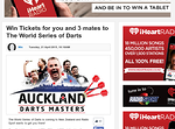 Win Tickets for you and 3 mates to The World Series of Darts