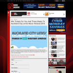 Win Tickets For You And Three Mates To Auckland City Limits Music Festival 2016