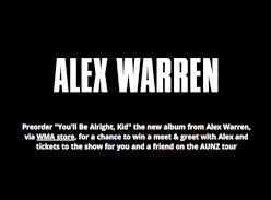 Win Tickets & a Meet with Alex Warren