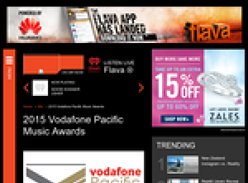 Win Tickets to 2015 Vodafone Pacific Music Awards