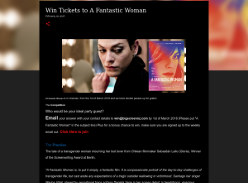 Win Tickets to A Fantastic Woman