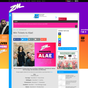 Win Tickets to Alae