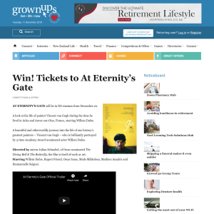 Win Tickets to At Eternity’s Gate