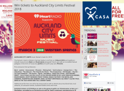 Win tickets to Auckland City Limits Festival 2018