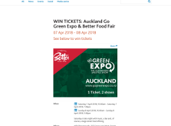 Win tickets to Auckland Go Green Expo & Better Food Fair