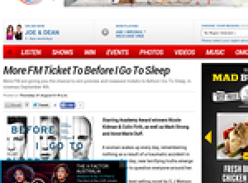 Win Tickets to 'Before I Go to Sleep