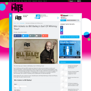 Win tickets to Bill Bailey's Earl Of Whimsy Tour