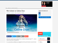 Win tickets to Celine Dion