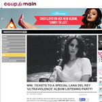 WIn Tickets to Coup De Main Lana Del Rey listening party for her new album