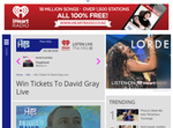 Win Tickets To David Gray Live