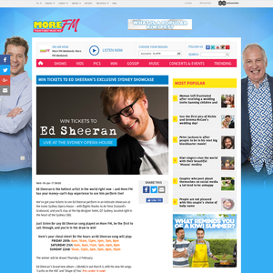 Win tickets to Ed Sheeran's exclusive Sydney showcase