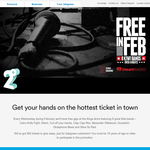 Win tickets to Feb Gigs