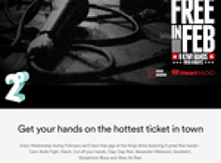 Win tickets to Feb Gigs