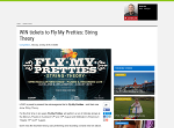 Win tickets to Fly My Pretties: String Theory
