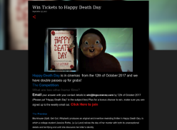 Win Tickets to Happy Death Day