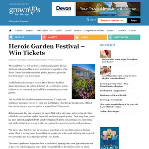Win tickets to Heroic Garden Festival