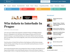 Win tickets to Interlude In Prague