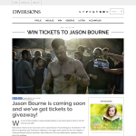 Win tickets to Jason Bourne