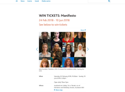 Win tickets to Manifesto