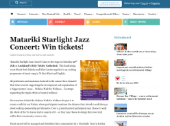 Win tickets to Matariki Starlight Jazz Concert
