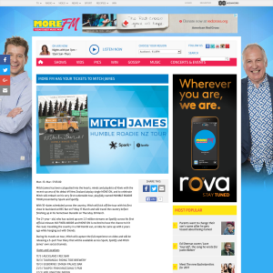 Win tickets to Mitch James