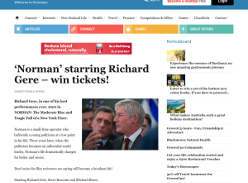 Win tickets to Norman starring Richard Gere