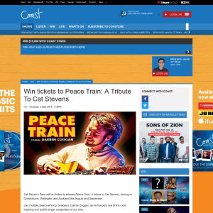 Win tickets to Peace Train: A Tribute To Cat Stevens
