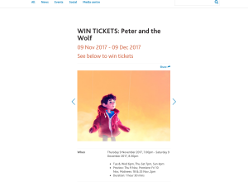 Win tickets to Peter and the Wolf