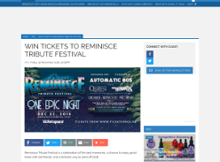 Win tickets to Reminisce Tribute Festival