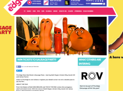 Win tickets to Sausage Party