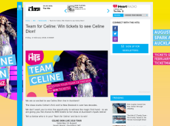 Win tickets to see Celine Dion