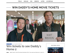 Win tickets to see Daddy’s Home 2