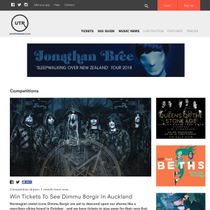 Win Tickets To See Dimmu Borgir In Auckland