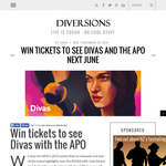 Win tickets to see Divas with the APO