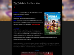 Win Tickets to See Early Man