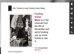 Win Tickets to see Finding Vivian Maier