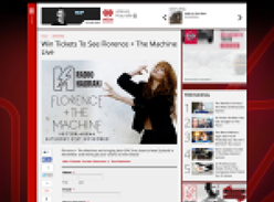 Win Tickets To See Florence + The Machine Live