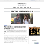 Win tickets to see Irrational Man by Woody Allen