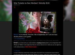 Win Tickets to See Mother! Strictly R18