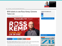 Win tickets to see Ross Kemp: Extreme Tales Live