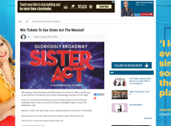 Win tickets to see Sister Act The Musical