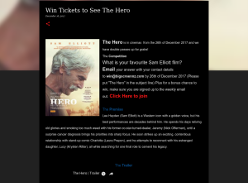 Win Tickets to See The Hero