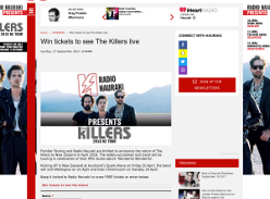 Win tickets to see The Killers live