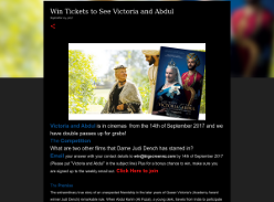 Win Tickets to See Victoria and Abdul