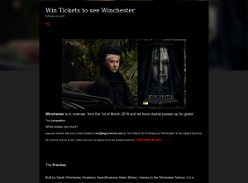 Win Tickets to see Winchester