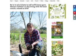 Win tickets to self sufficiency guru Sheryn Clothier's 5-day living with the land course