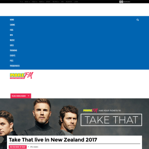 Win tickets to Take That live in New Zealand 2017