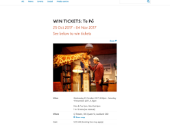 Win tickets to Te Po