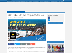 Win tickets to the 2019 ASB Classic