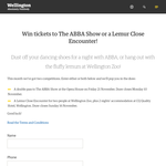 Win tickets to The ABBA Show or a Lemur Close Encounter!